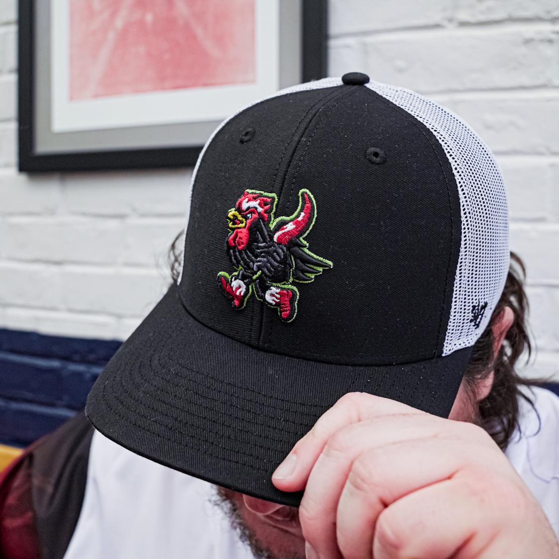 Nashville Sounds '47 Brand Black Hot Chickens Trucker Hat - Image 3