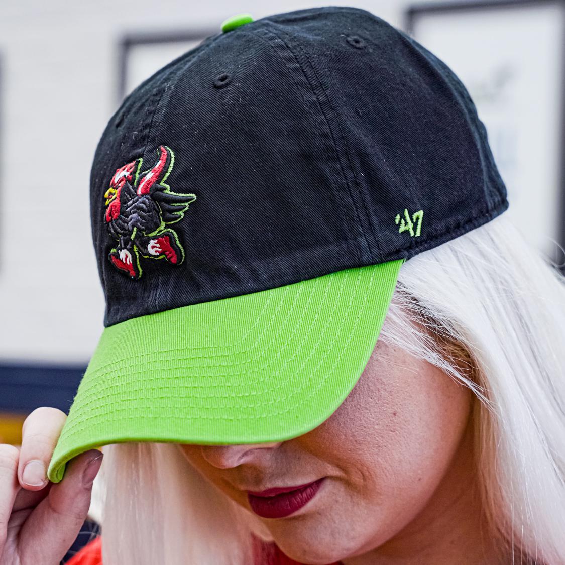 Nashville Sounds '47 Brand Hot Chickens Black Two Tone Chicken Logo Clean Up Hat - Image 3