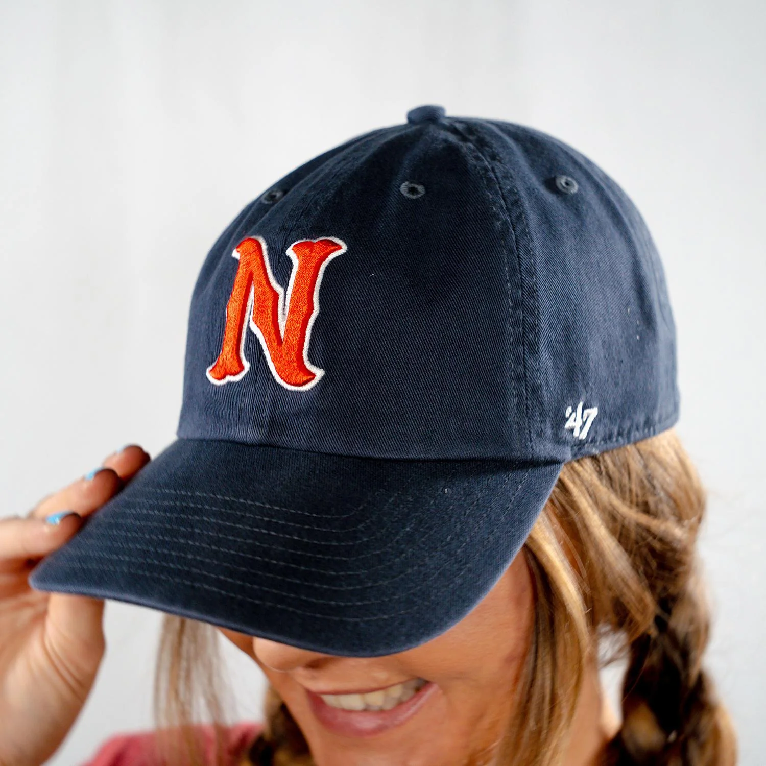 Nashville Sounds '47 Brand Navy N Logo Clean Up Hat - Image 3
