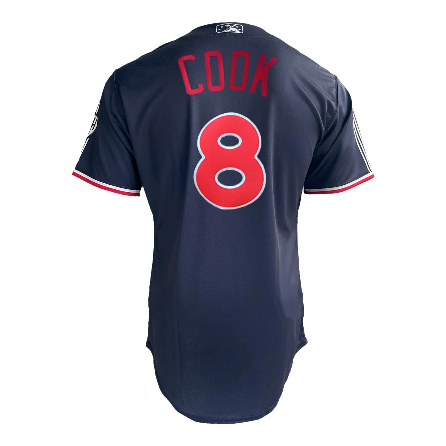 Nashville Sounds EvoShield Adult Navy Authentic Jersey - Image 3