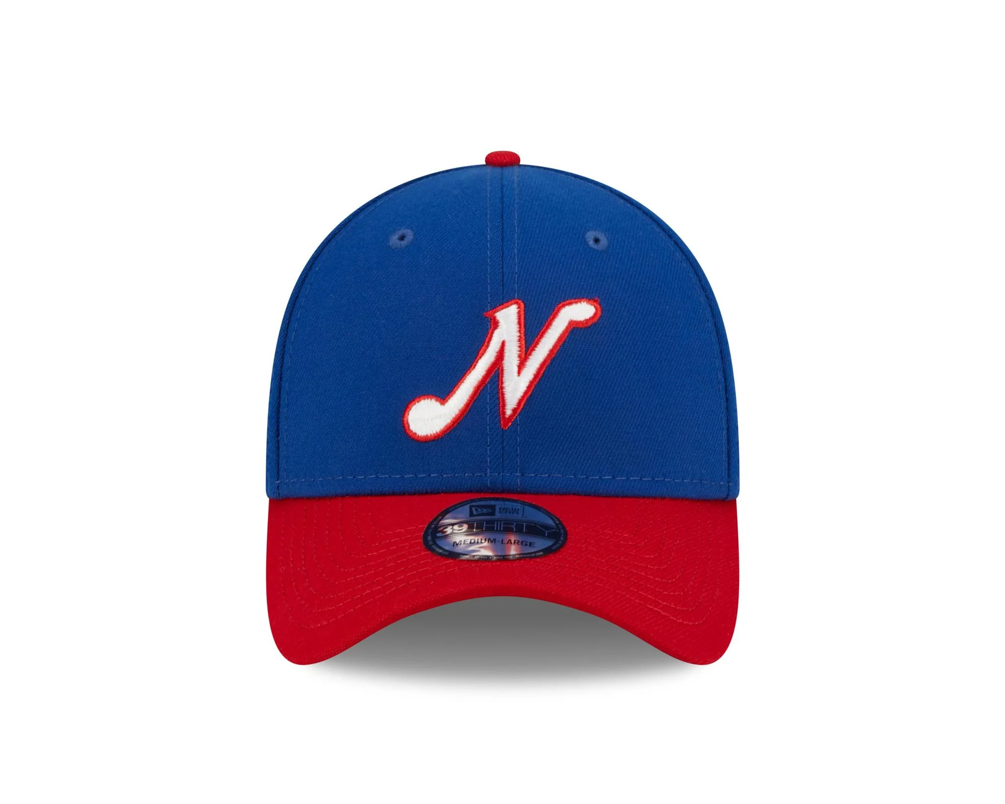 Nashville Sounds New Era 39THIRTY Alt 3 Throwback Replica Stretch Fit Hat - Image 3